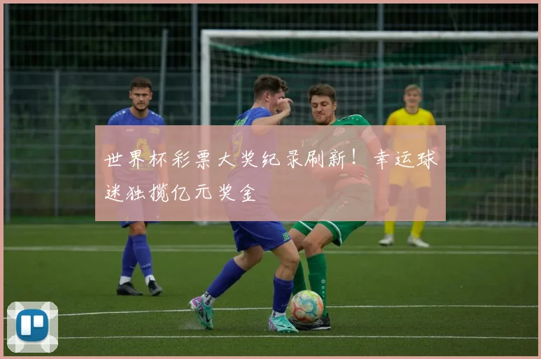 世界杯彩票大奖纪录刷新！幸运球迷独揽亿元奖金