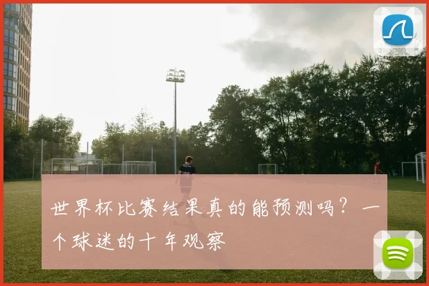 世界杯比赛结果真的能预测吗？一个球迷的十年观察