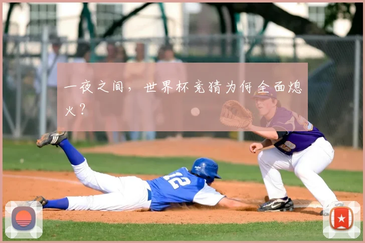 一夜之间,世界杯竞猜为何全面熄火?